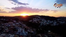 Voo sensacional no fim de tarde.