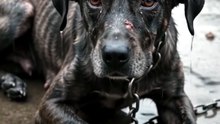 This broke my heart 💔 Look at this poor soul… soaked in the rain,