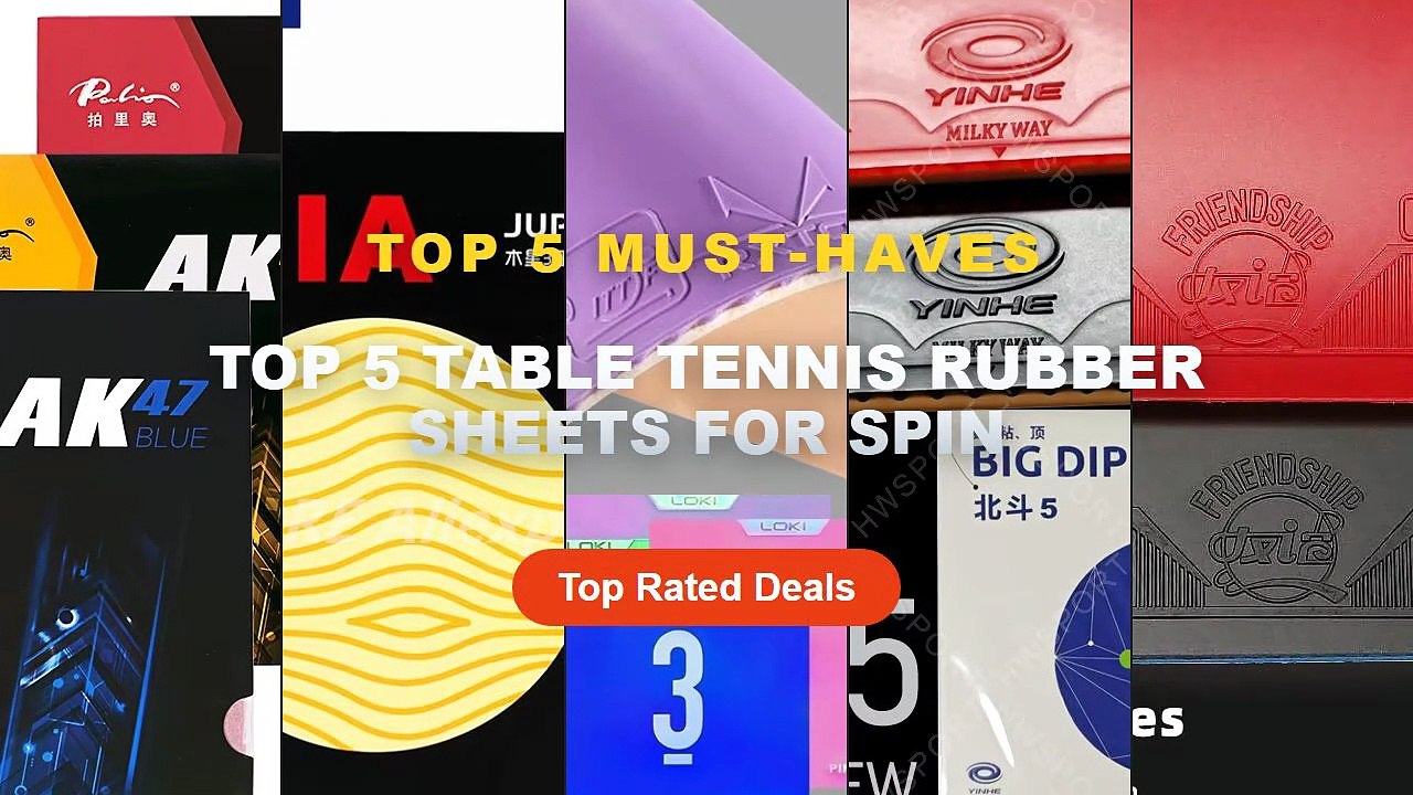 Cheap & Best Top 5 Table Tennis Rubber Sheets F...
