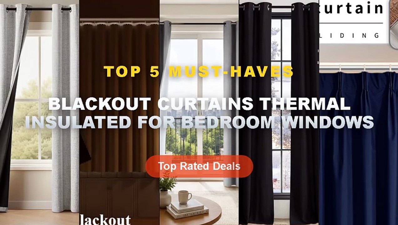 Don't Buy Blackout Curtains Thermal Insulated F...