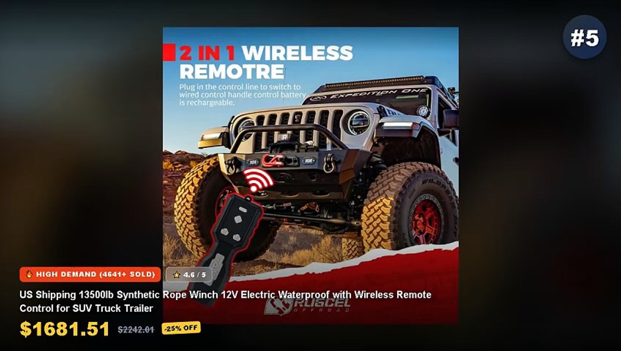 Ultimate Guide to the Best Top 5 Electric Winch...