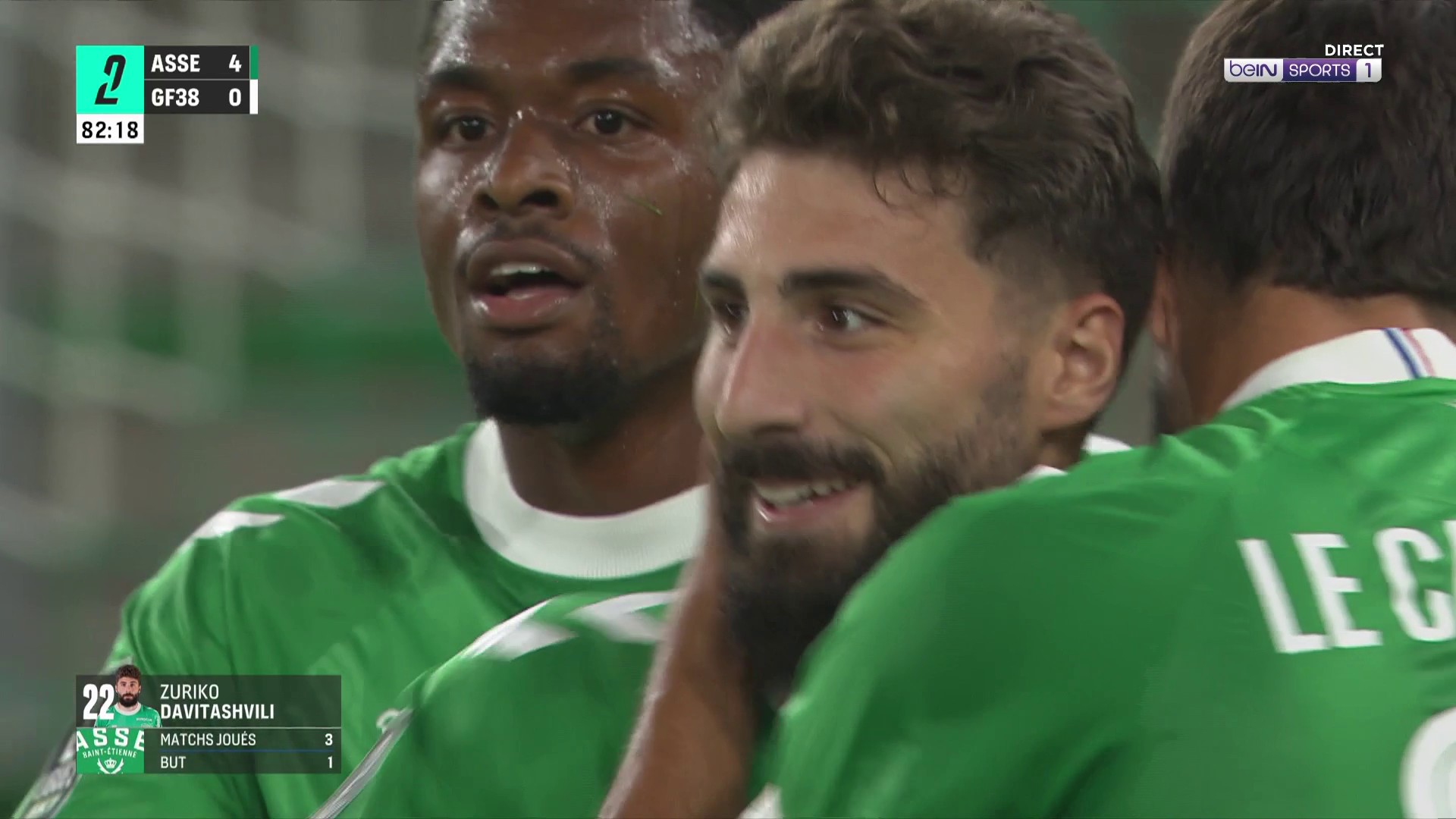 Ligue 2 : Les Verts se régalent ! Davitashvili pour le 4-0 !