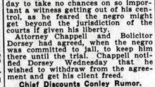 Saturday, 5th July 1913 Application for Lee’s Release Delayed