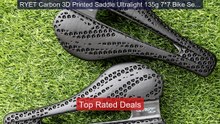 RYET Carbon 3D Printed Saddle Ultralight 135g 7*7 Bike Seating For ... -- Top Rated 2026 | Buy Now!