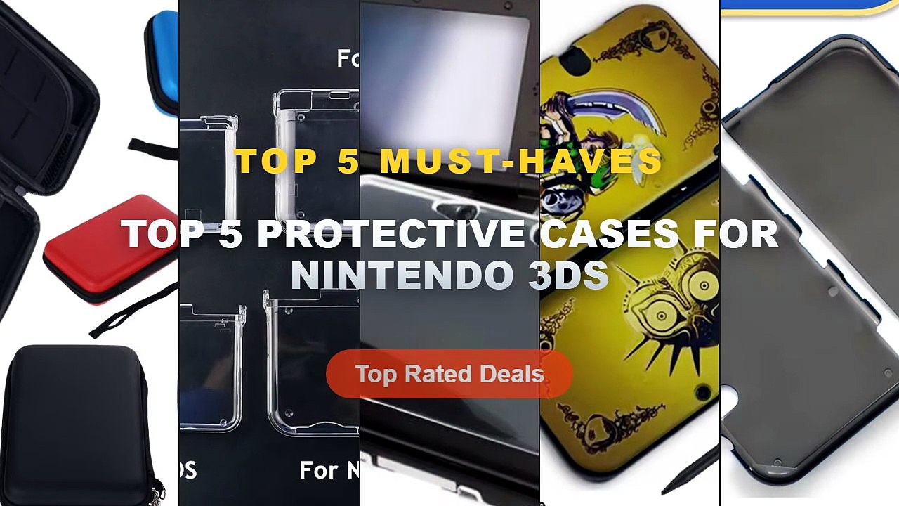 Top 5 Best Top 5 Protective Cases For Nintendo 3DS (Must Have!) - Transparent Color Protective Case For NEW 3DSLL Shell ...