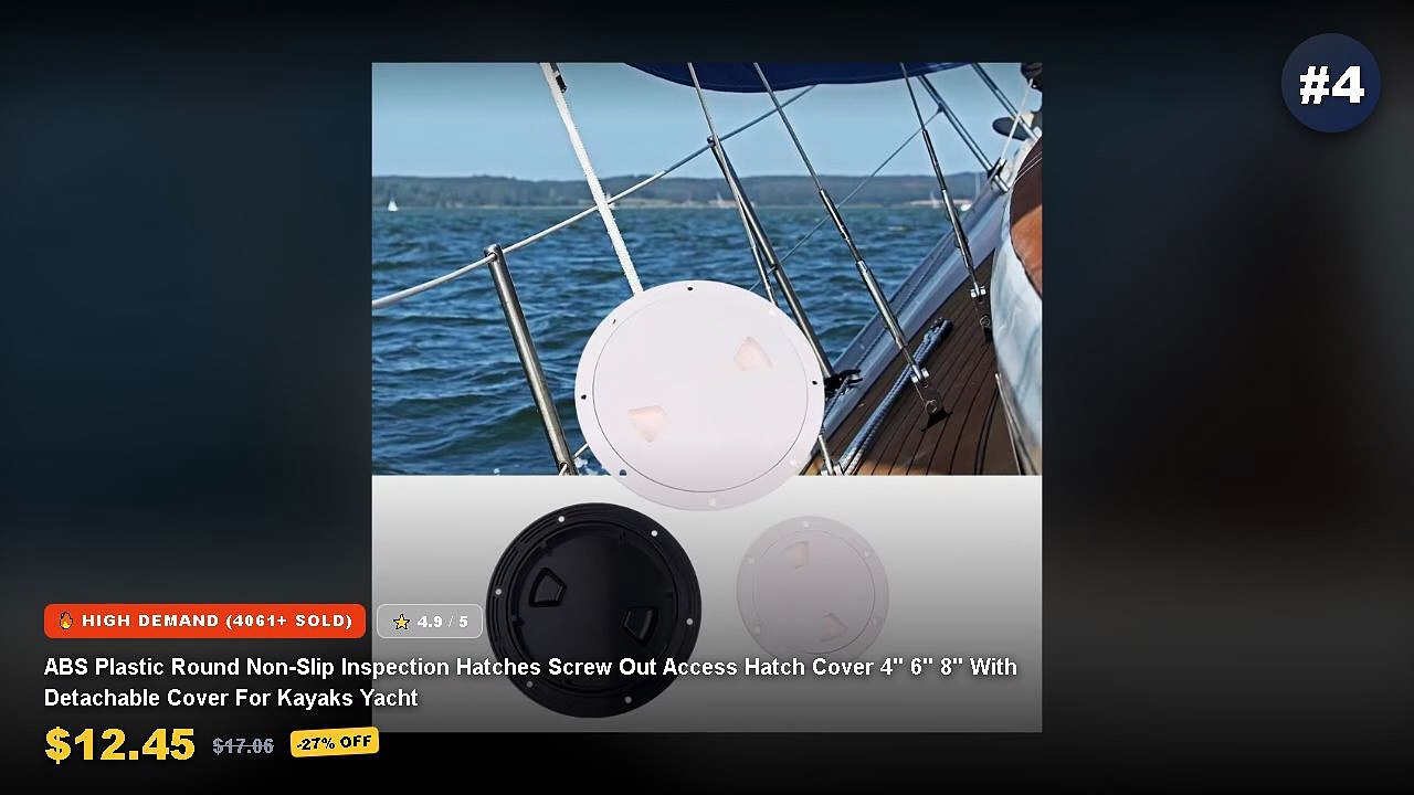Top 5 Non-Slip Inspection Hatches For Boat Deck...