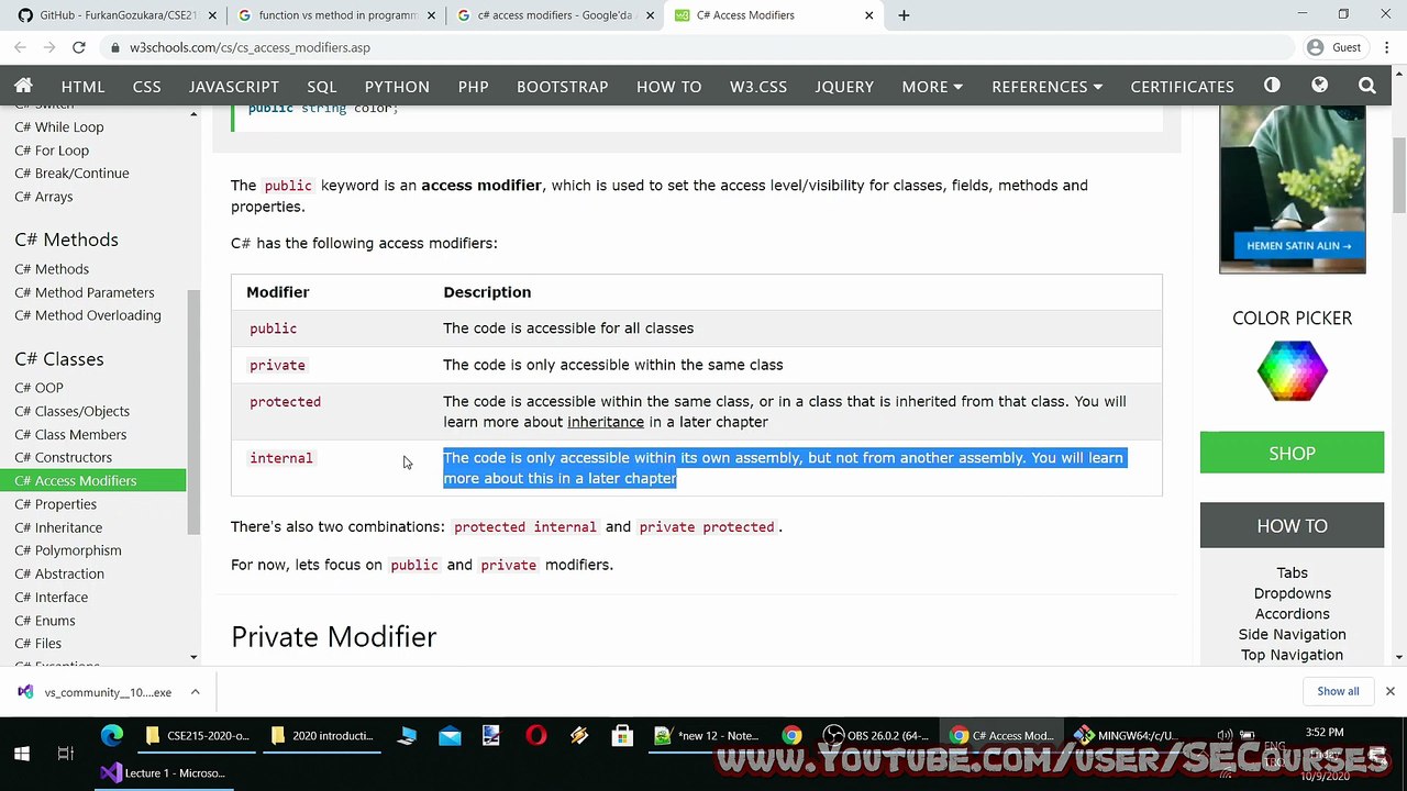 C# Expert OOP - Lecture 1: Classes, Methods, Access Modifiers, Static, IDE, DLL, Fields & Properties
