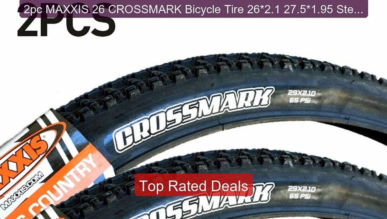 2pc MAXXIS 26 CROSSMARK Bicycle Tire 26*2.1 27....