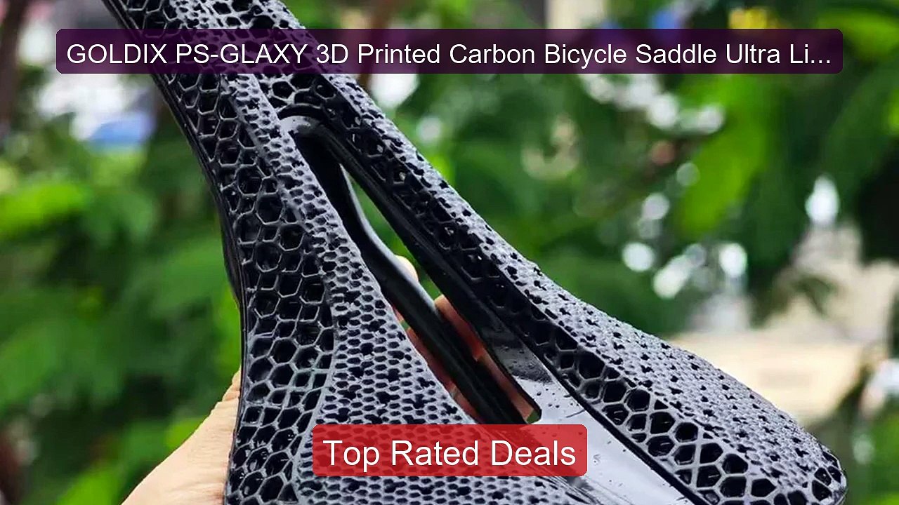 GOLDIX PS-GLAXY 3D Printed Carbon Bicycle Saddle Ultra Ligh... -- Top Pick 2026 | Unbeatable Price!