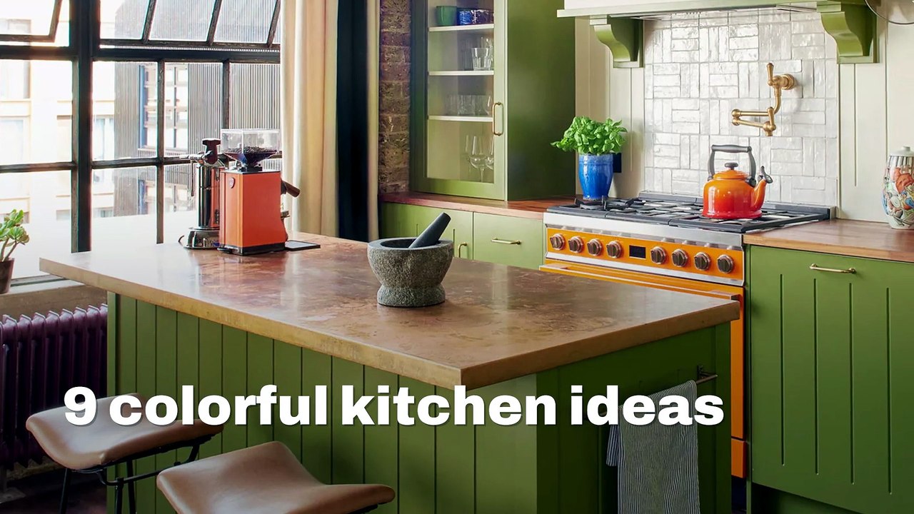 Colorful Kitchen Ideas To Brighten Up Your Cooking Space