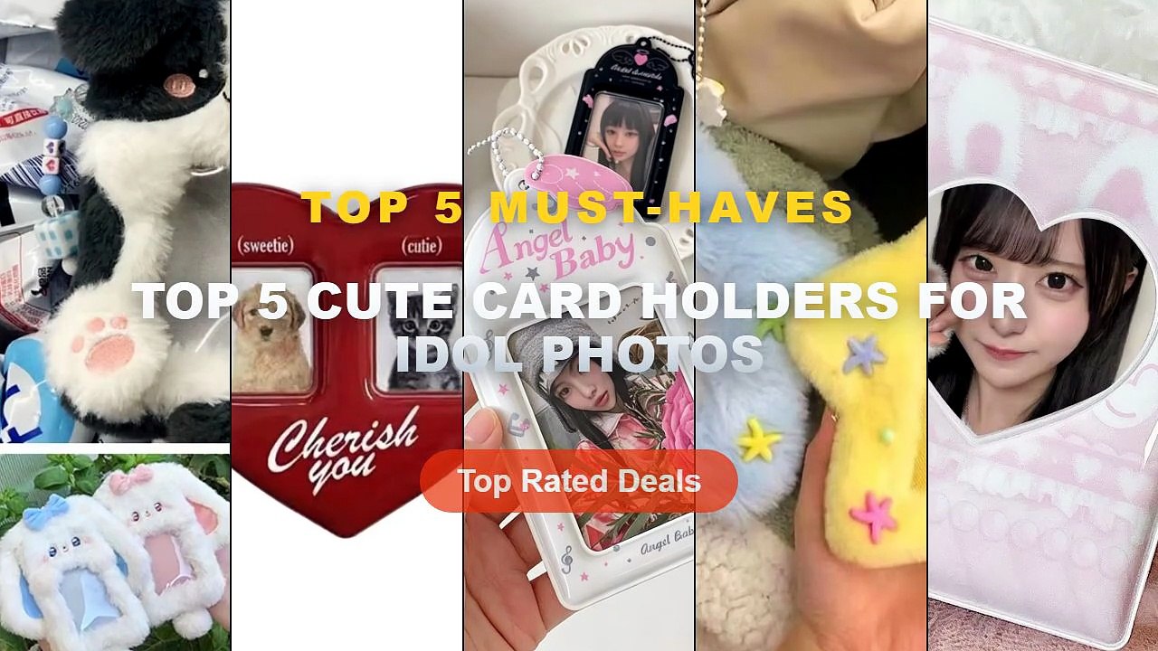 Amazing Top 5 Cute Card Holders For Idol Photos...