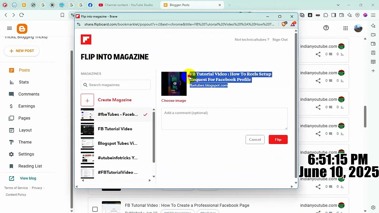 Blogging Expert Tricks 84 - How To Add FLIP Mag...