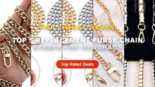 Don't Buy Top 5 Replacement Purse Chain Straps For Handbags Before Watching This! - Metal Chain Purse Straps Replacement...