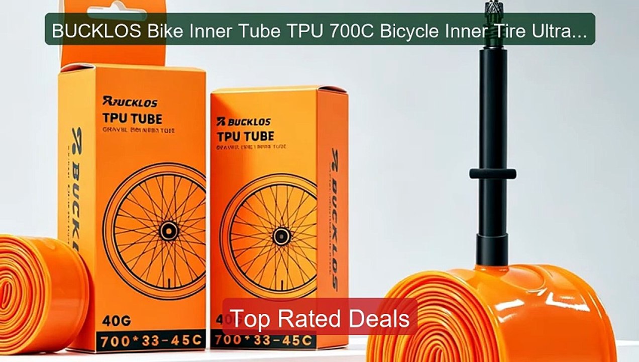 BUCKLOS Bike Inner Tube TPU 700C Bicycle Inner...