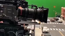 When the city street literally starts breaking apart… 😳🎬 Hollywood BTS magic! 💥🏙️