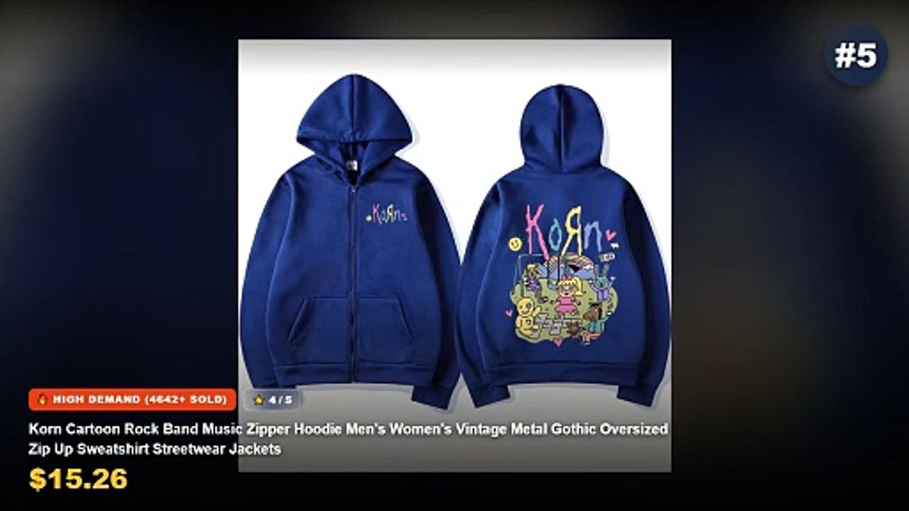 Top 5 Vintage Washed Rock Band Hoodies: Top 5 B...