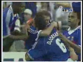 Coupe du monde 98.  et 1,et 2,et 3 0 par Didier Sustrac