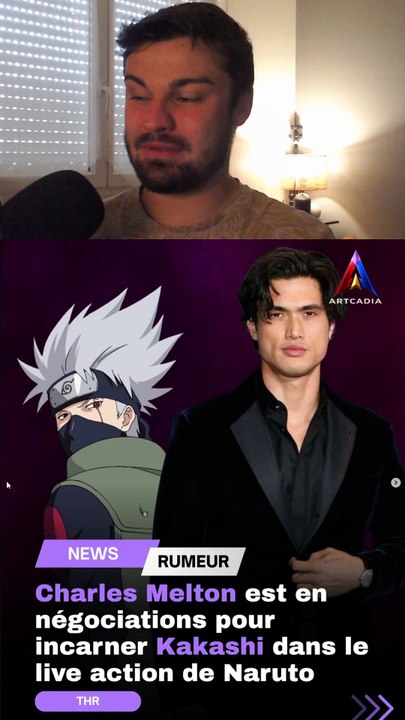 CHARLES MELTON pourrait être KAKASHI dans le LIVE ACTION NARUTO ?