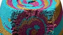 Kinetic Sand Spiral Slicing ASMR 🌀🏖️ | Satisfying Cutting Sounds