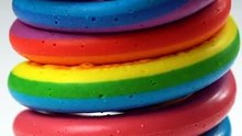 Rainbow Silicone Spring Compression ASMR 🌈🌀 | Satisfying Stretch & Squish