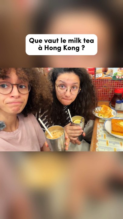 Milk tea à Hong Kong