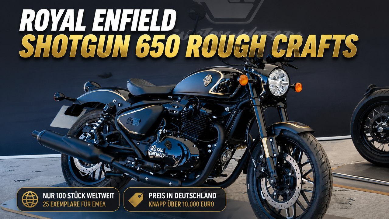 Royal Enfield Shotgun 650 x Rough Crafts: seltene Sonderedition