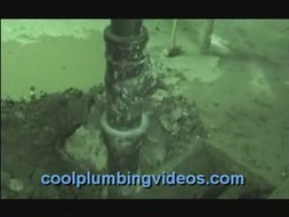 Dad and daughter install half bath in basement