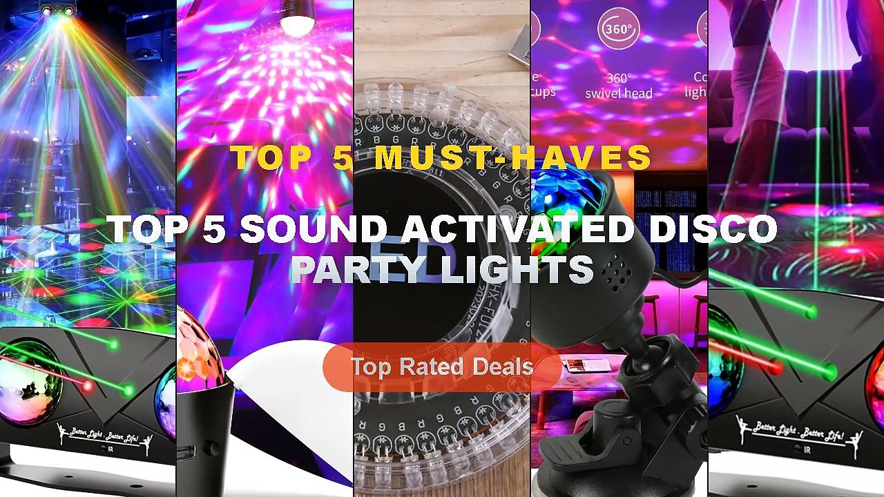 Don't Buy Top 5 Sound Activated Disco Party Lig...