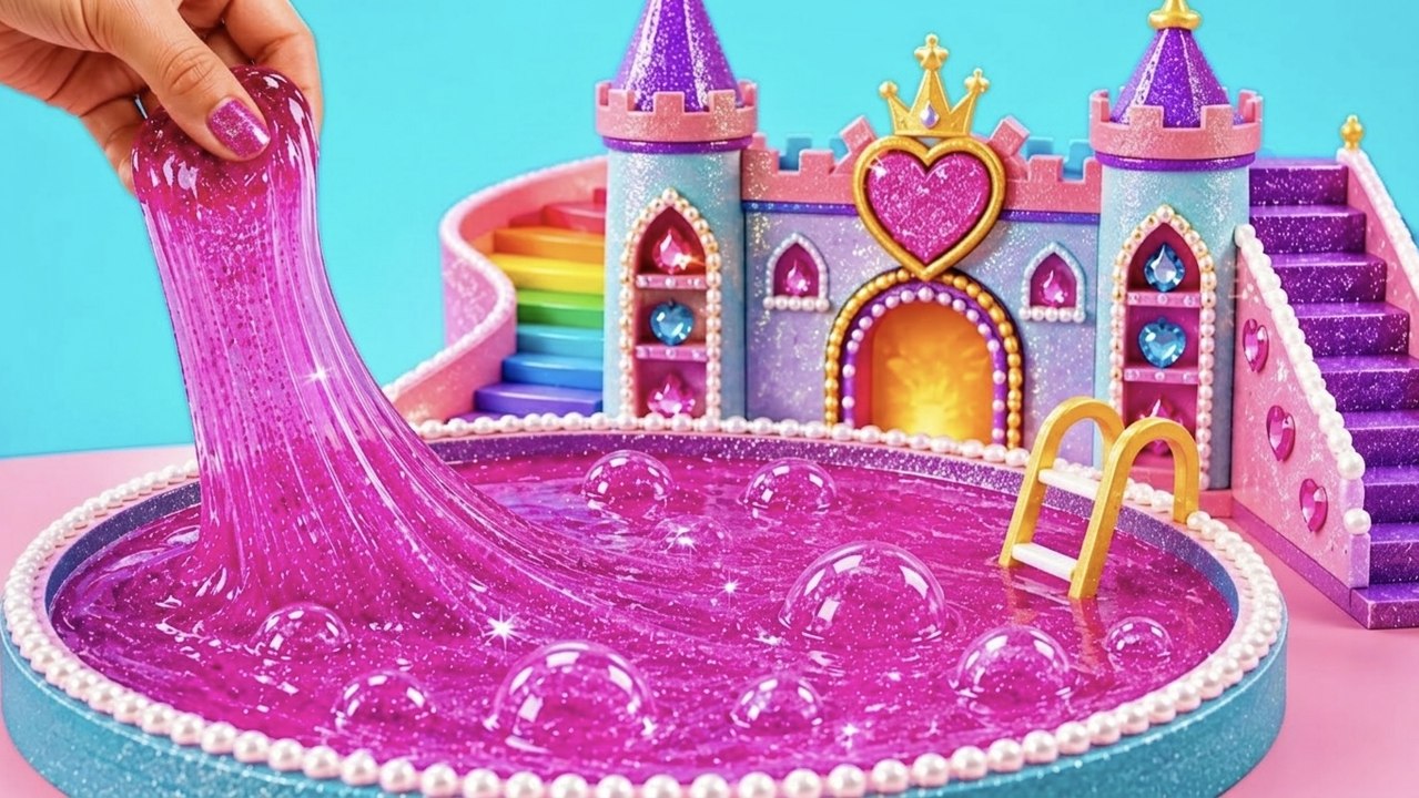 Châteaux de Princesse & Piscines de Slime Gigantesques : Création Magique DIY