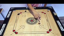 🔴Carrom trick shot-0011⚪|Double shot😳🔥|
