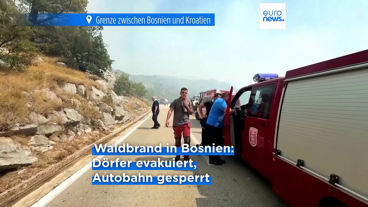 Unwetter in Europa: Feuer, Fluten und Stürme zwingen Tausende zur Flucht