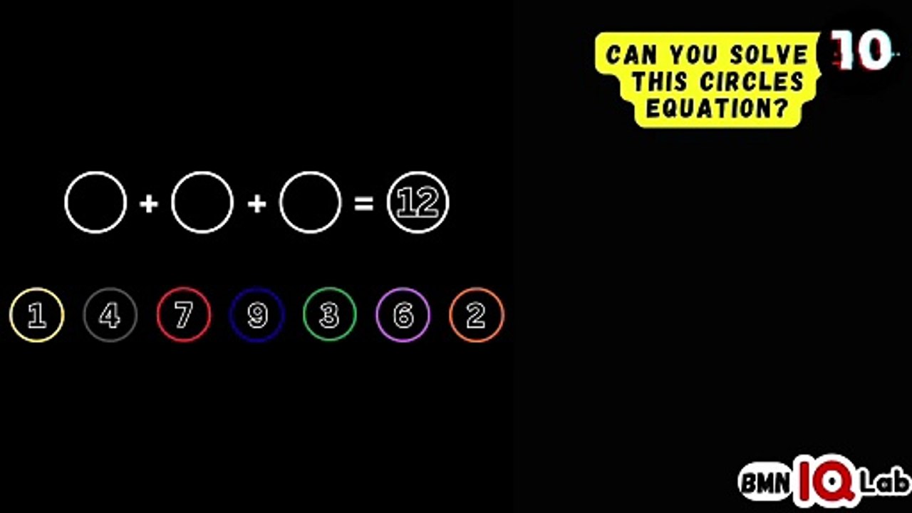#IQChallenge 🧠⚔️ Can you solve this circles eq...