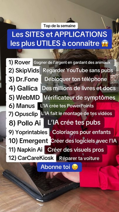 Les SITES et APPLICATIONS les plus UTILES à connaître de la semaine 😱🚀