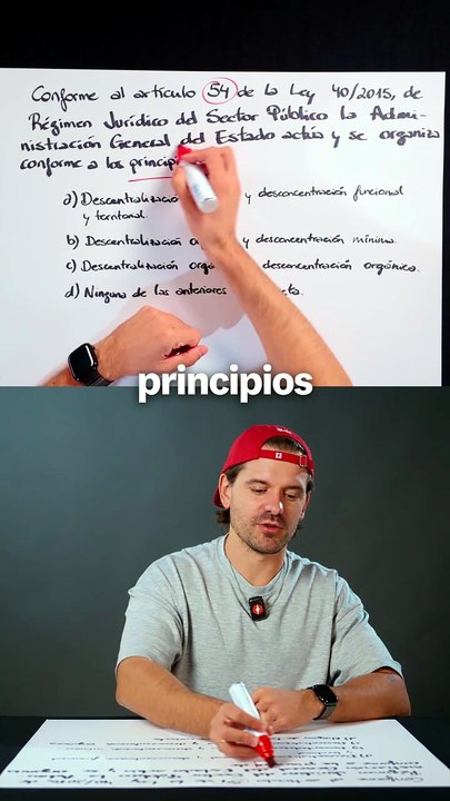 Ley 40/2015 art. 54: principios de la Administr...