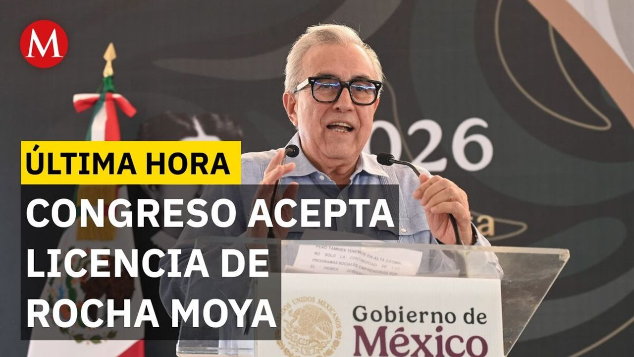 Última hora: Congreso de Sinaloa aprueba licencia de Rocha Moya
