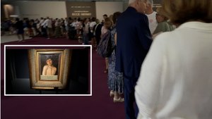 «Gente estasiata, lo sorvegliamo giorno e notte», lunghe code a Rimini per l'«Ecce Homo» di Antonello da Messina