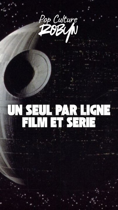 Un seul par ligne film et série tv !!