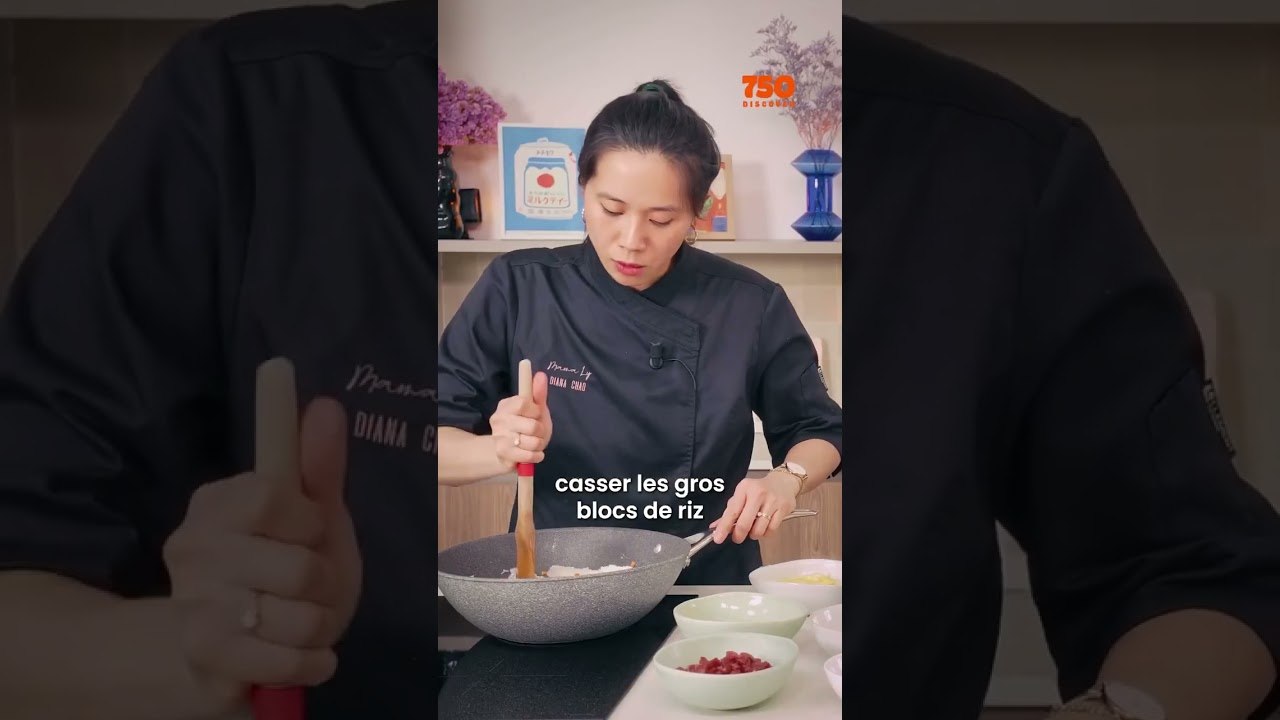 Oubliez le riz cantonais avec des petits pois et du jambon ! 😅 Voici le véritable riz cantonais,
