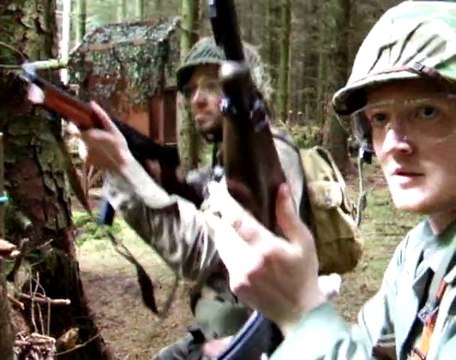 AIRSOFT BATTLE SCOTLAND MG42, MARUSHIN M2 POW AIRSOFT