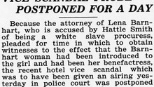Wednesday, 9th July 1913 Vice Scandal Probe Postponed for a Day