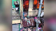 How a trapped dog was rescued from a burning house | GMA News Feed