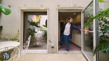 Architect's Small Portuguese Apartment with Lush Courtyard, 50sqm/538sqft