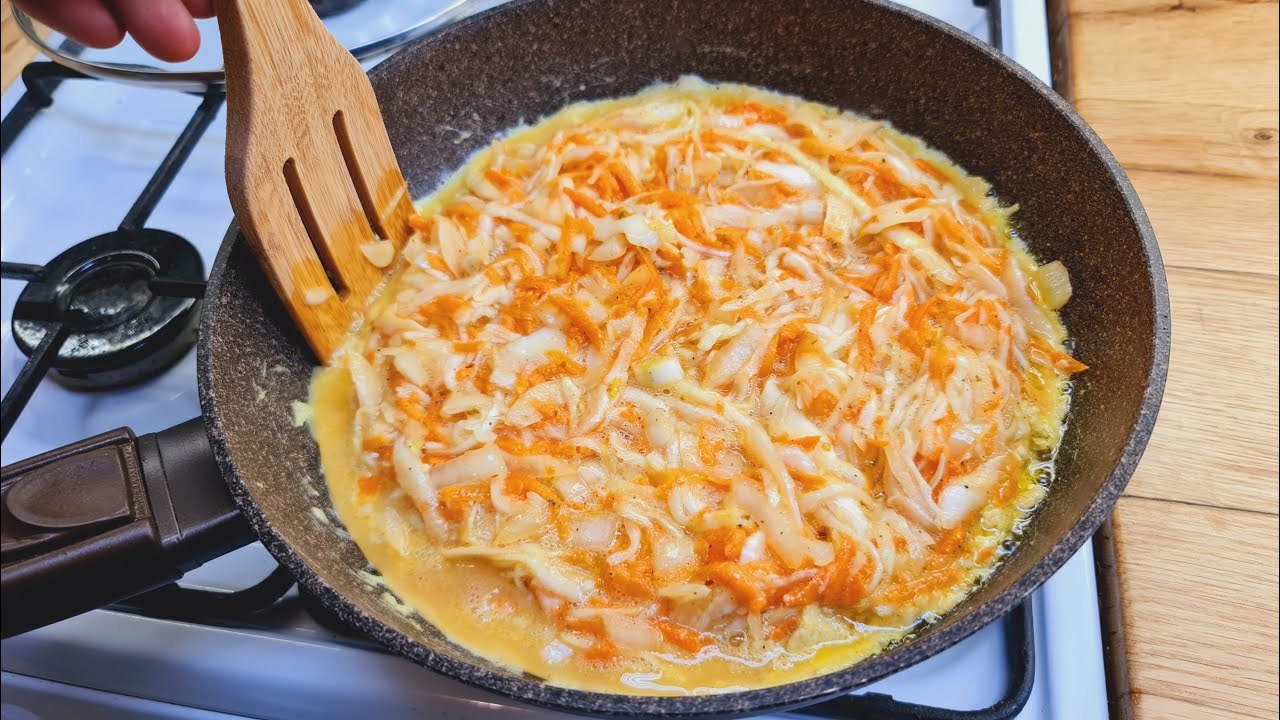 Ein billiges Rezept für ein köstliches Abendessen mit einfachen Zutaten, ohne Fleisch
