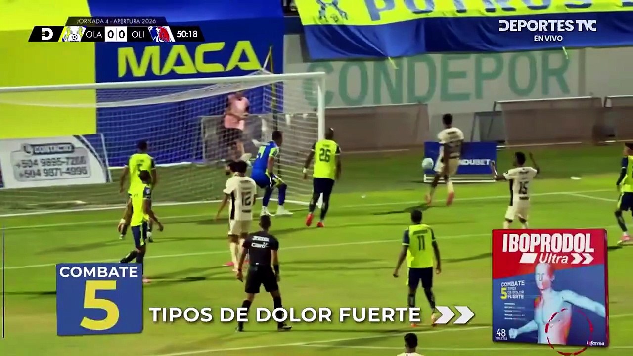 Olancho FC 1 - 1 Olimpia |  Jornada 4 |  Liga Nacional - Apertura 2026 - 2027