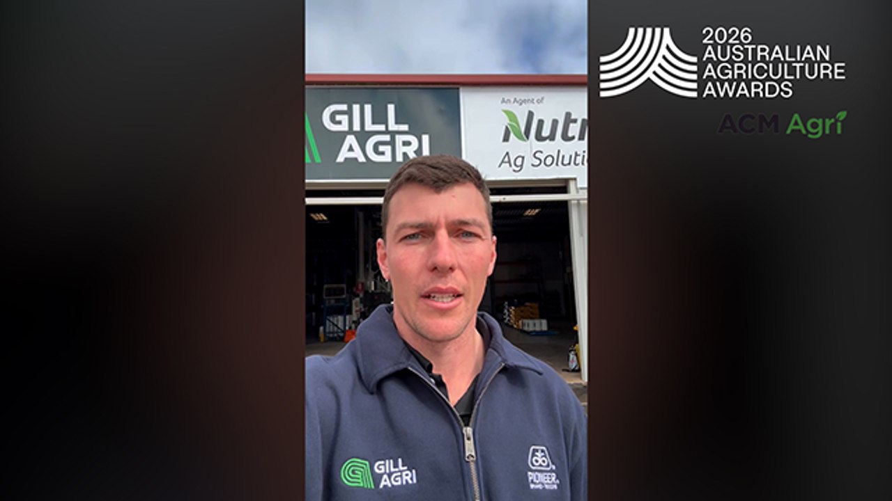 Australian Agriculture Awards: Nutrien NextGen finalist Mitchell Gill
