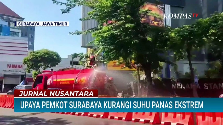 Cuaca Panas Tembus 38 Derajat Celsius, Ini Upaya Pemkot Surabaya Kurangi Suhu Panas