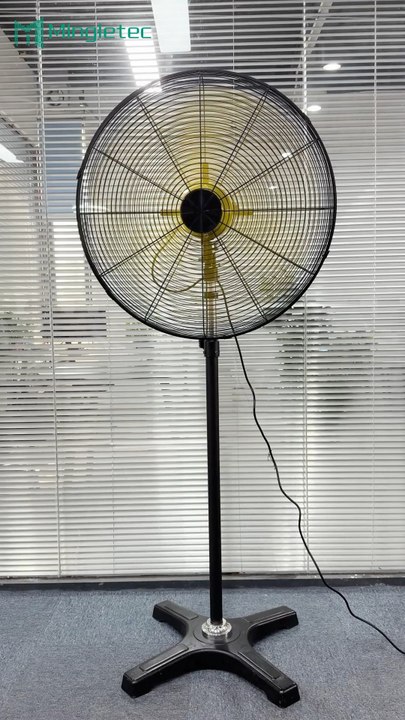 Mingletec Silent BLDC Industrial Standing Fan – Cool Your Factory Without Loud Noise