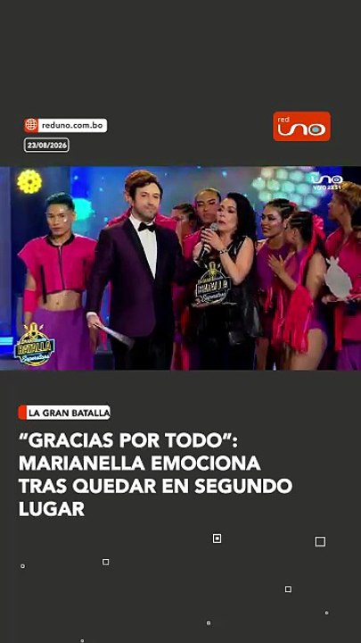 “GRACIAS POR TODO”: Marianella emociona tras qu...