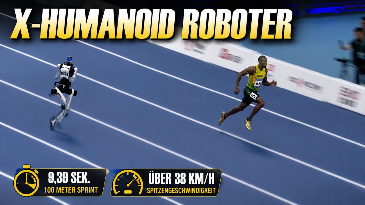 China X-Humanoid Roboter sprintet 100 Meter in nur 9,39 Sekunden