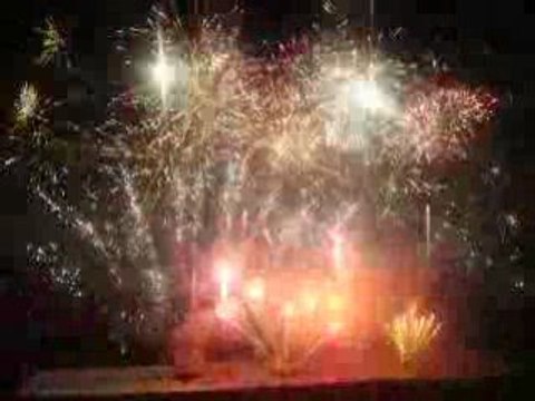 fin du feu d'artifice stade de france